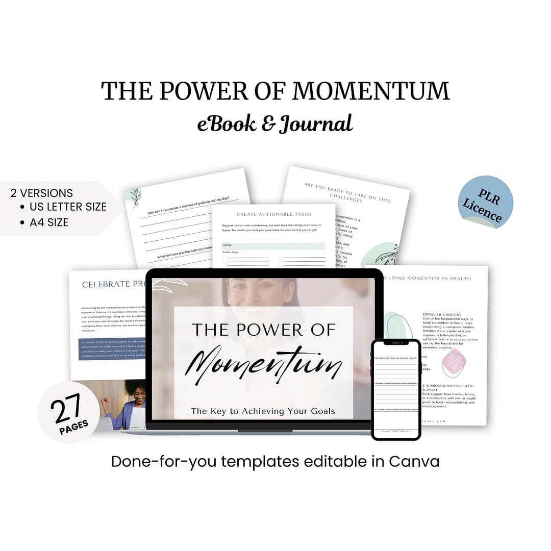 the power of momentum book and journal
