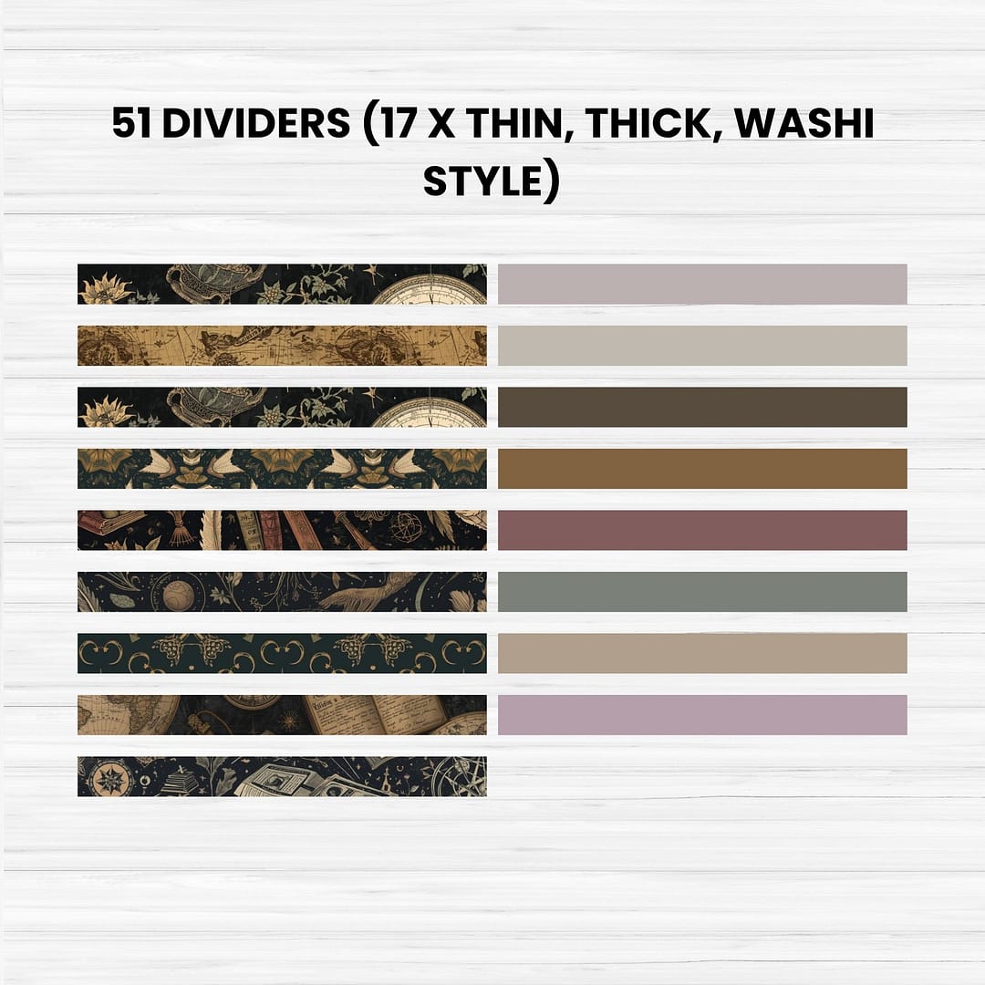 Dark Academia Notion Covers PLR - Image 4