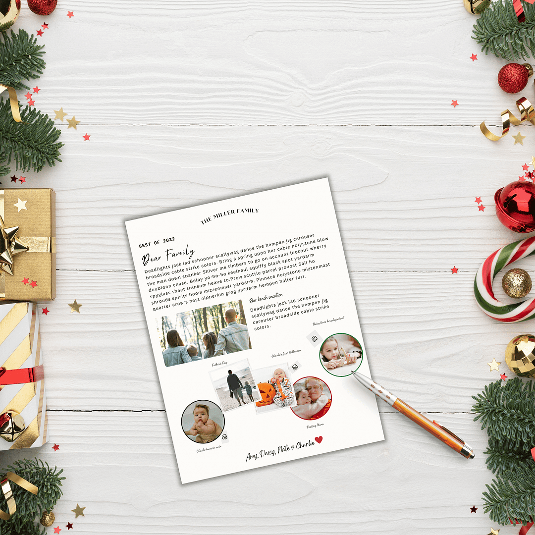 Christmas Newsletter Templates PLR - Image 2