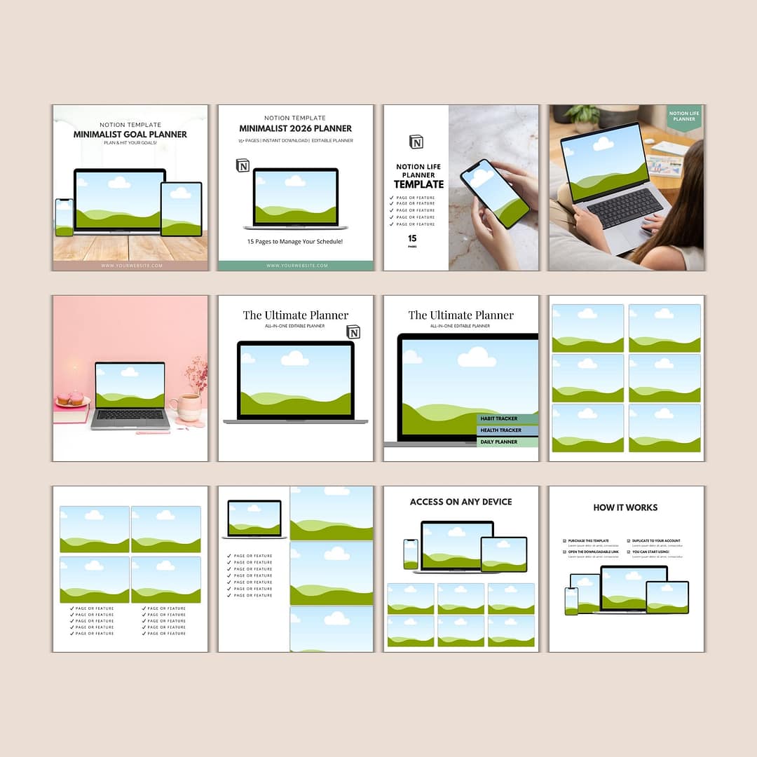 Notion Templates Mockups (PLR) - Image 3