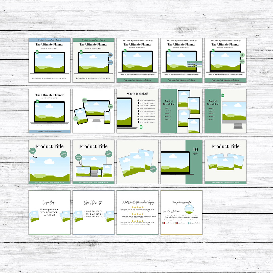 Google Sheets Mockups (PLR) - Image 3