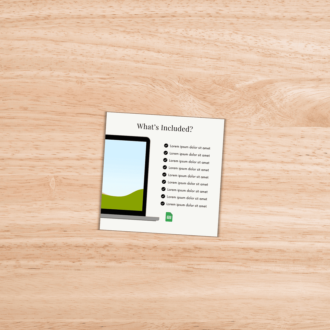 Google Sheets Mockups (PLR) - Image 2