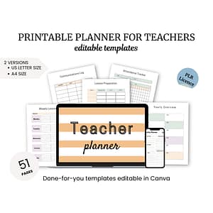 Printable Planner for Teachers
