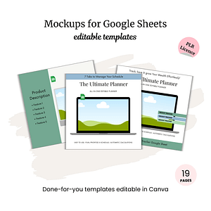 Google Sheets Mockups (PLR)