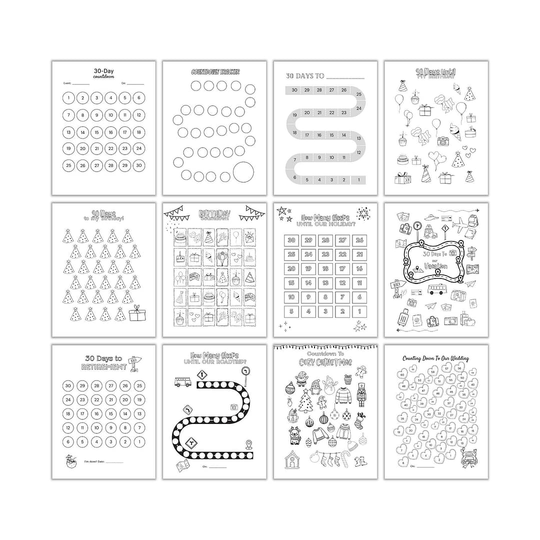 Countdown Trackers Bundle PLR - Image 4