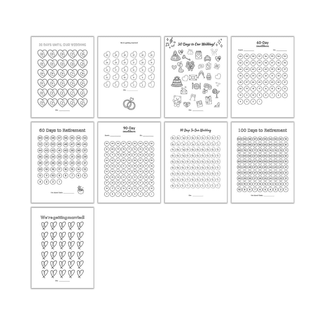 Countdown Trackers Bundle PLR - Image 5