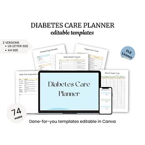 Diabetes Care Planner PLR