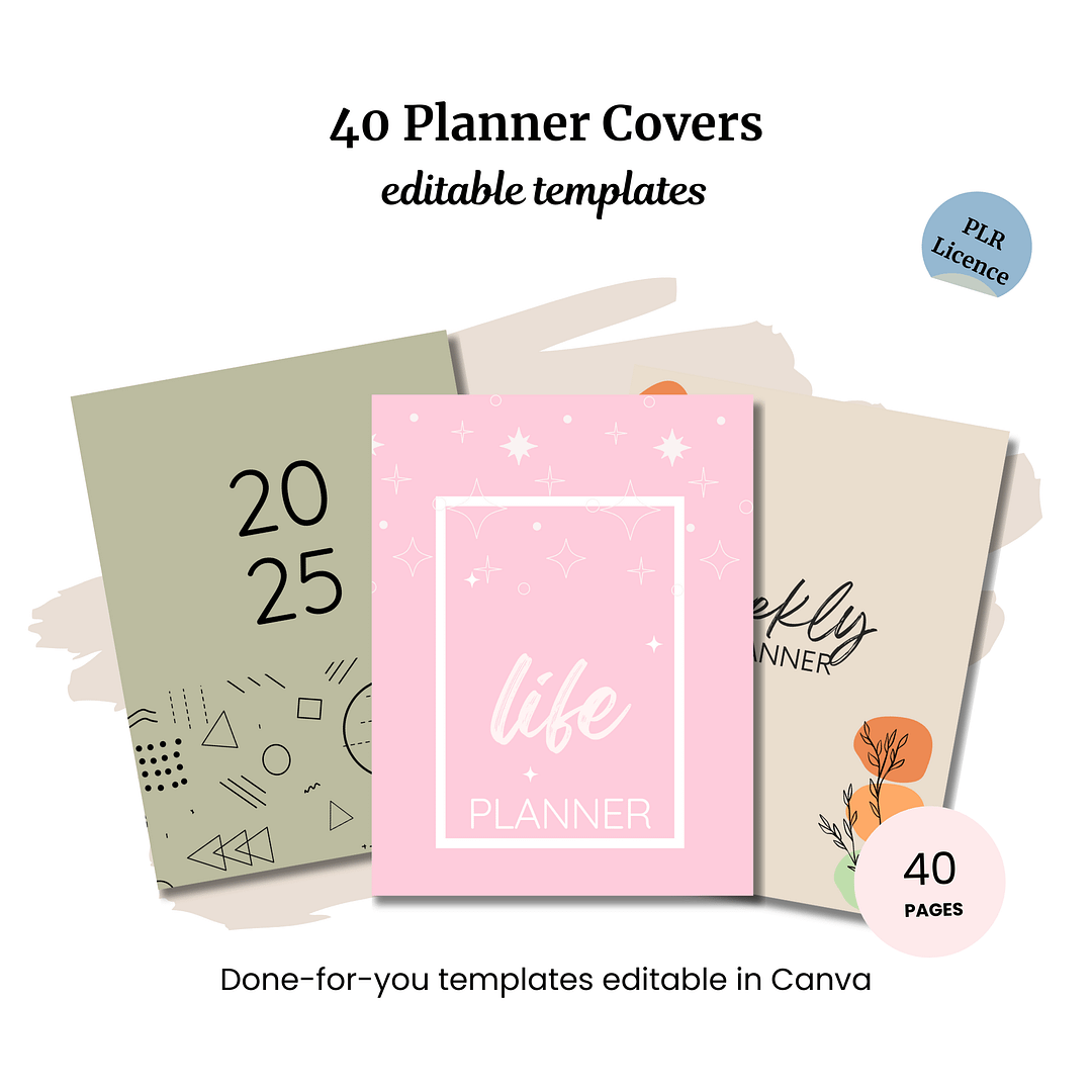 40 Planner Covers