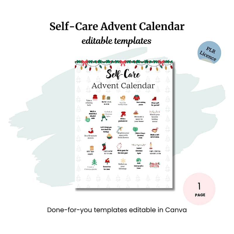 Self-Care Advent Calendar